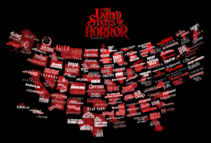 The United States of Horror: A Movie Map of the USA